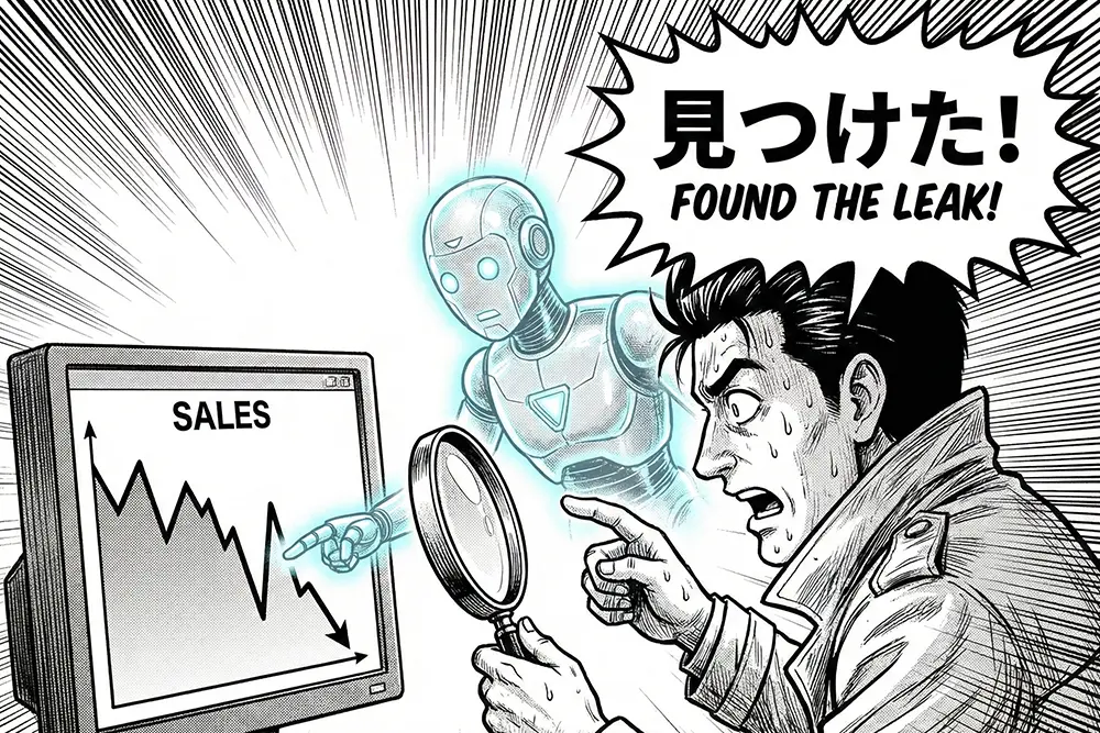 AIと現場視点で「穴」を塞ぐ、分析・改善